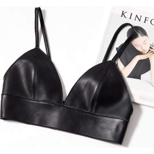 2021 Genuine Leather Jacket Vest Women Bra Brand New Girl Real Sheep Leather Jackets Coats Spring And Autumn Gilet