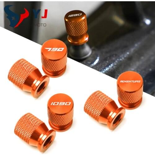 1 Set For KTM 790 1050 1090 1190 1290 Adventure ADV Motorcycle Aluminum Air Port Cover Wheel Airtight Tire Valve Stem Caps