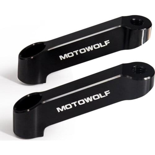 10mm Rear view Mirror Extension Bracket Holder Universal Motorcycle Rearview Mirror Extension Mount Bracket Holder Motorbike