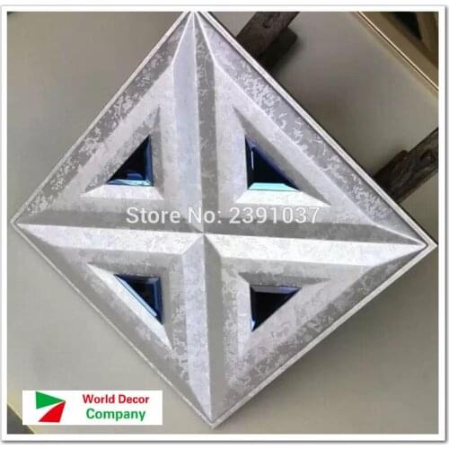 2019 the most Creative 3D Leather Panel luxury decorative art TV Room sofa backgroumd wallpaper 16pcs 40*40*2.5CM Acoustic panel