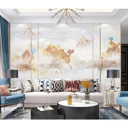 3d wallpaper murals custom living room bedroom home decor 3D Ink landscape marble decorative painting murals