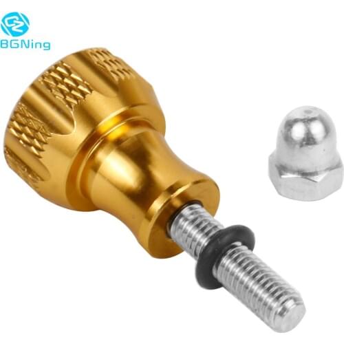 BGNing Aluminum Alloy Tripod Mount Adapter Knob Bolt Nut Long/Short Thumb Screw for Gopro 9 8 7 6 5 Yi 4K Sj7 Sj8 Action Camera