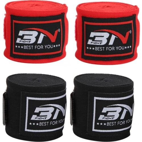 1Pair 3m Boxing Bandage Boxing Fixing Belt Muay Thai Handwraps Wrist Bandage Elastic Boxing Fixing Belt Sport Protective Gear