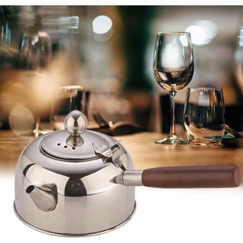 304 Stainless Steel Gongfu Tea Kettle With Induction Cooker Flat Bottom Pot Is Suitable For Brewing Hot Coffee Tea
