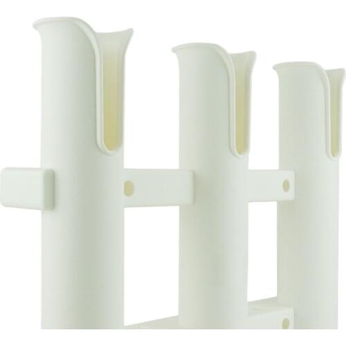 3 Tubes Fishing Rod Holder Pole Rest Rack Stand for Yacht Boat Kayak Fishing ABS Plastic Fishing Rod Holder