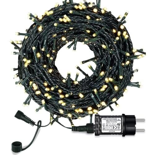 33M 300 LED String Lights Christmas Tree Fairy Lights 8 Light Modes IP44 Waterproof Fairy Lights For Party Christmas Decoration