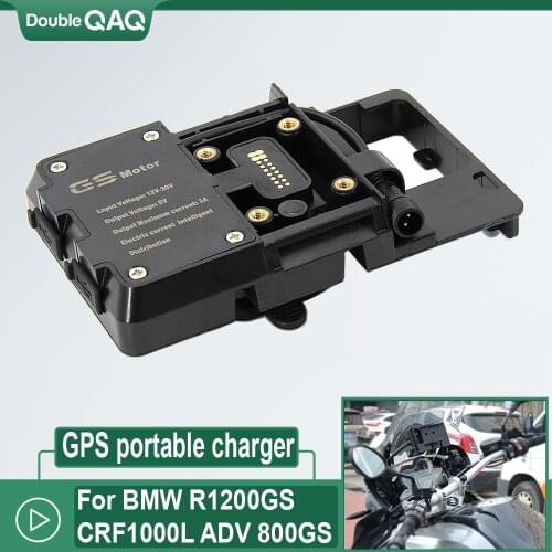 For BMW R1200GS r1200 GS navigator gps portable charger usb motorcycle Phone Navigation support Africa Twin CRF1000L ADV 800GS