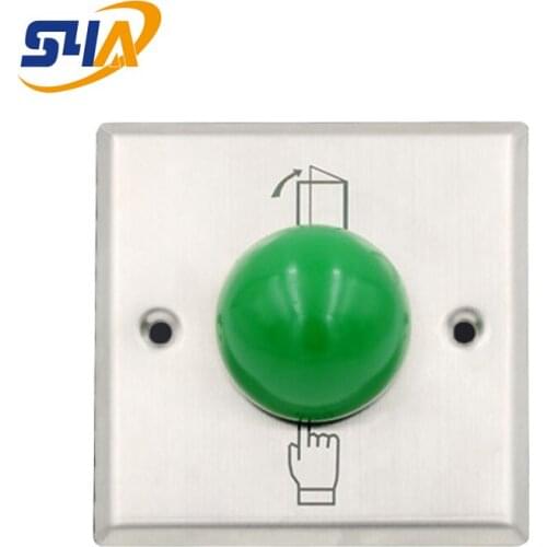 Mushroom Stainless Steel Exit Button Access control system accessory