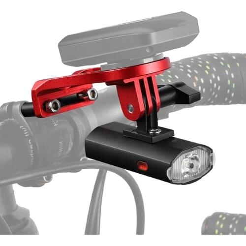 Mountain Bicycle Computer Mount Holder with Out Front Bike Stem Extension Support Holder Support Camera Light Mount Stand