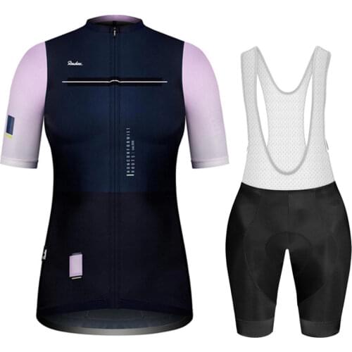 Summer Breathable Bike Clothing 2021 Women Bicycle Jersey Bib Set Dress Summer Outdoor Sports Cycling Clothes Ladies MTB Wear