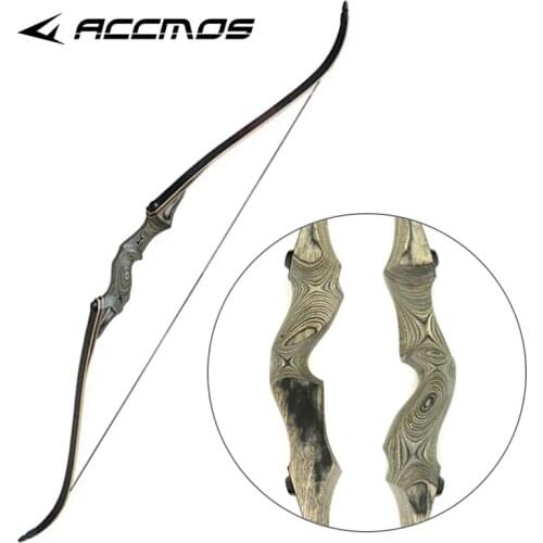 Recurve Bow 30-60bls 60 Inch Archery Hunter LH/RH Glassfiber Sheet Lamination Process Takedown Bow for Hunting Shooting