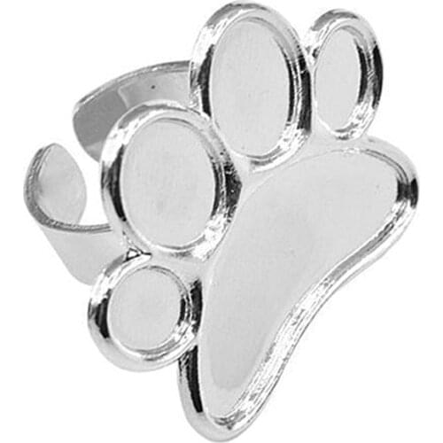 Mini Nail Art DIY Color Painting Palette Finger Nails Gel Polishing Tool Hand Manicure Ring Palettes SANA889