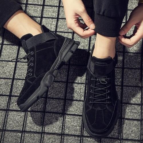 Mens high Sneaker shoes High wear leisure 2020 sneakers casual shoe sports top male flat men for loafers leather fashion man