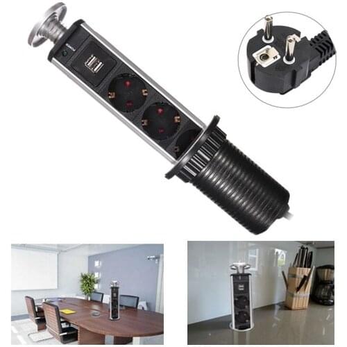 Desktop Socket Kitchen Countertop Point Pull Retractable USB Charger Socket/Orvibo/Office Lab Desktop Outlet On The Home Table