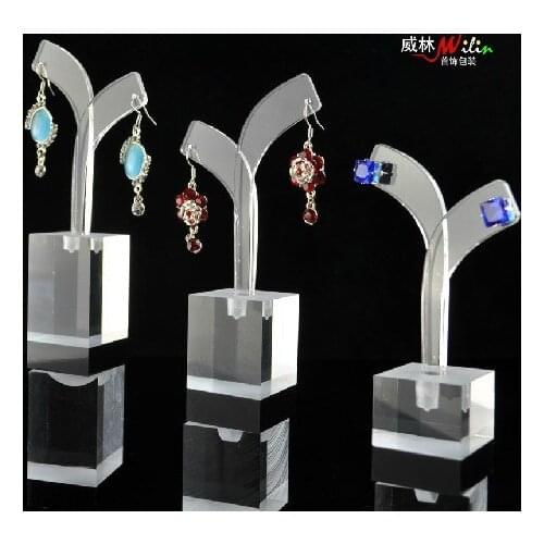 Wholesale Set of 3 Acrylic Jewelry Earring Display Fashion jewelry display High quality