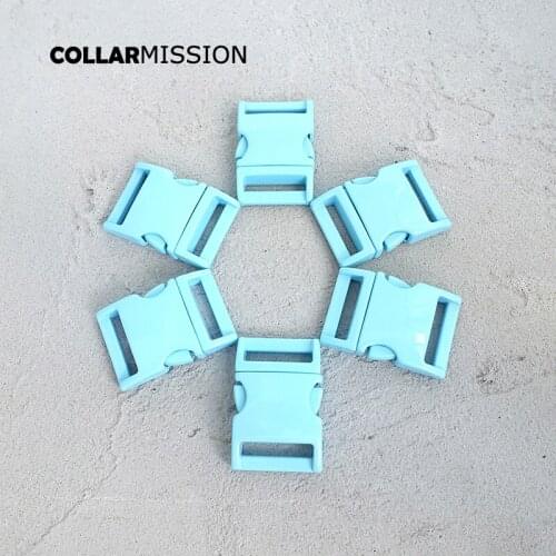 Retailing blue metal buckle quick side release for garment bag dog accessories 20mm sewing DIY dog collar accessory CCK20B