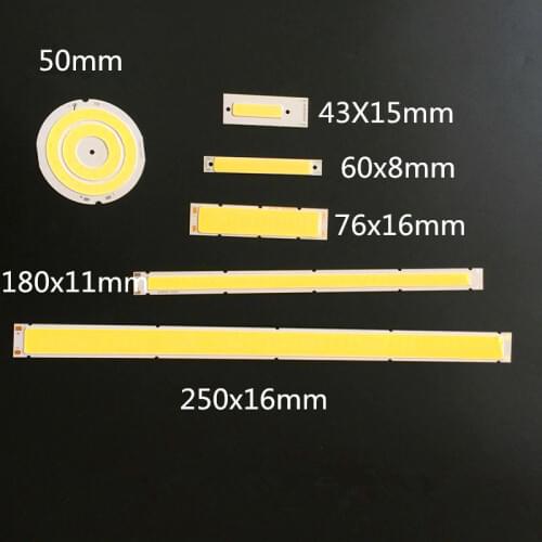 Led cob lamp slitless plate lamp high bright led lighting 3v 5w surface light source rectangle 3v lithium battery lights plate