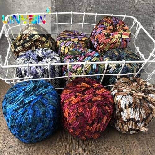 50g*5 pieces Space dye track yarn Hand mixed thread Bag Clothes match yarn for knitting Featured fancy thread Sewing t49
