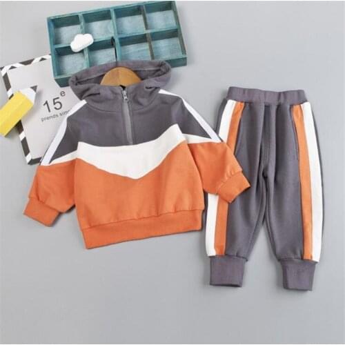 Spring Autumn Toddler Cotton Tracksuits Fashion Children Boys Girls Cartoon Clothing Suits Baby Velvet Hoodies Pants 2Pcs/Sets