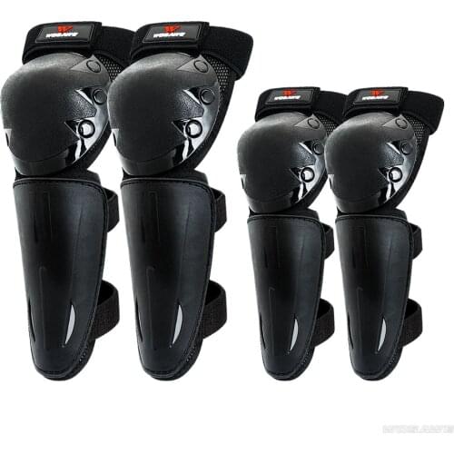 WOSAWE Child Hard Shell Cycling Elbow and Knee Pads Guards Set Snowboard Skiing Brace Support Outdoor Protective Kits