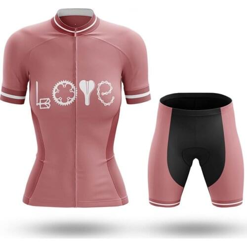 2021 Love Cycling Women Cycling Jersey Set Summer Clothing Road Bike Shirts Suit Bicycle Bib Shorts MTB Wear Maillot Ropa