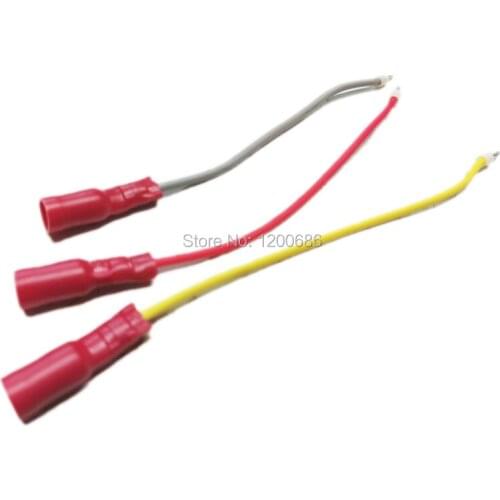 100mm 1015 20AWG Female bullet terminal with Insulated Ferrules Terminal cable end Wire harness