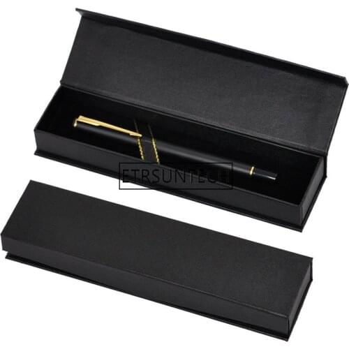 200pcs Red Black School Office Supplies Stationery Pen Box Paper Box General Creative Gift Box Packaging Carton Luxury Pen Boxes