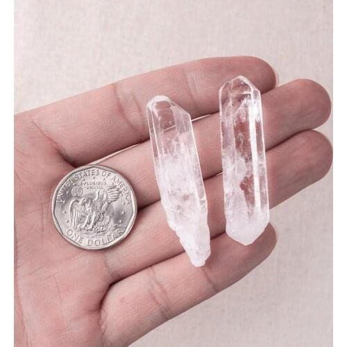 3pcs Natural Chakra Healing White Crystal Cluster Quartz Point Specimen For Collection Colorful Mineral Stones