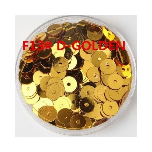 60g/lot 6mm Flat Round Sequins For Craft Bolsa PVC 6mm Flat Sequins DIY Accessories Gold Confetti