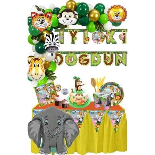 Balonevi Safari Birthday Set party material
