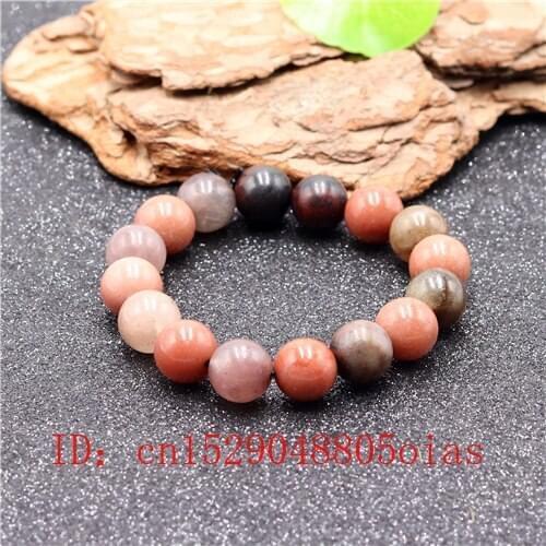 12mm Natural Chinese Hetian Jade Stone Beads Bangle Elastic Color Bracelet Fashion Charm Jewelry Carved Amulet Gifts for Women