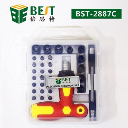 BST-2887C Precision screwdriver set 33 in 1 mini magnetic screwdriver set,Mobile phone iPad camera Iphone Samsung repair tool