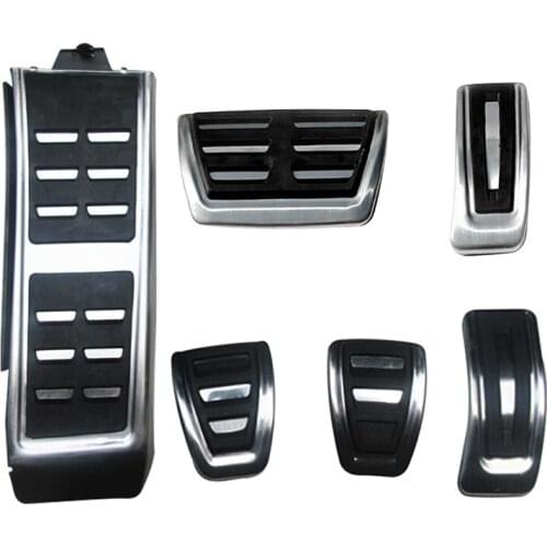 For Audi A4 B8 S4 RS4 A6 C7 Avant A7 A8 H4 A5 S5 RS5 8T Q3 Q5 SQ5 8R Car Accelerator Fuel Pedal Brake Foot Rest Pedals Cover