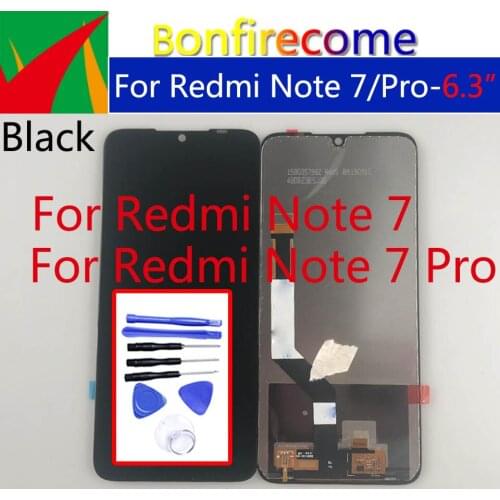 For Xiaomi Redmi Note 7 Screen Display Touch Screen With Frame Digitizer Assembly Replacement For Redmi Note 7 Pro
