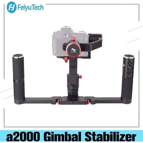 Feiyu a2000 With Dual Handle Grip 3-Axis Gimbal Stabilizer For Canon 5D IV III Sony Dslr Cameras Smartphone