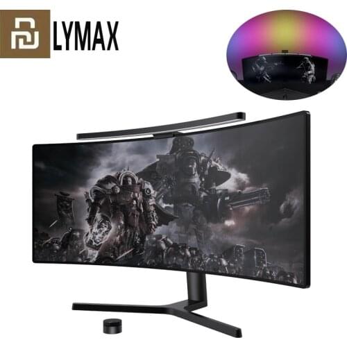 Youpin LYMAX RA97 Curved Screen RGB Color Sound-sensitive Music PC Hanging game Light Dimming Eye-Care Wireless Remote Control