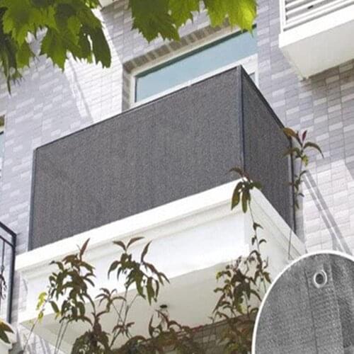 Fence Cover Privacy Screen Sewing Buckle Breeze With Ties Courtyard Patio Balcony Garden Wind Sunshade Net Outdoor Awning Summer