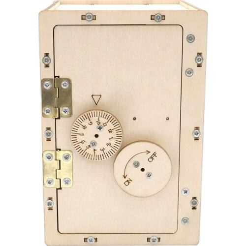 DIY Mechanical Lock Box For Kids School Project Science expriment Kit Stem Educational Creative Technology Mechanical Toys