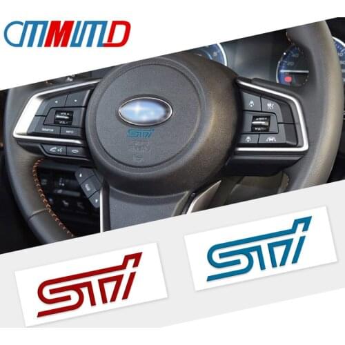 3D metal nickel car Stickers STI Decoration Decals Car Styling for SUBARU LEGACY Forester Outback Rally WRX WRC XV Accessories