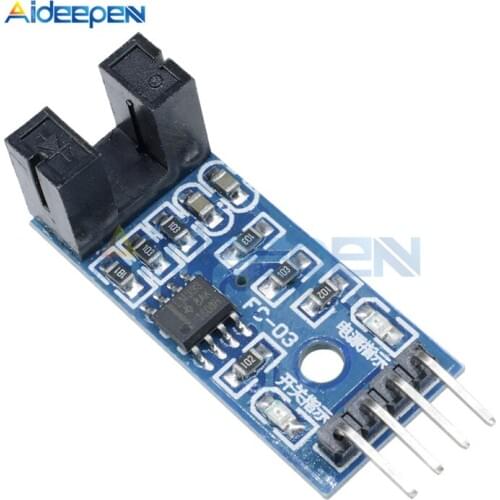 DC 3.3V-5V Speed Sensor Module Tacho Sensor Slot-type Optocoupler Tacho-generator Counter Module For Arduino DIY Kit