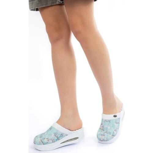 ORTHOPEDIC SABO SLIPPERS DOCTOR NURSE HOSPITAL ASCI SLIPPERS BLUE OWL