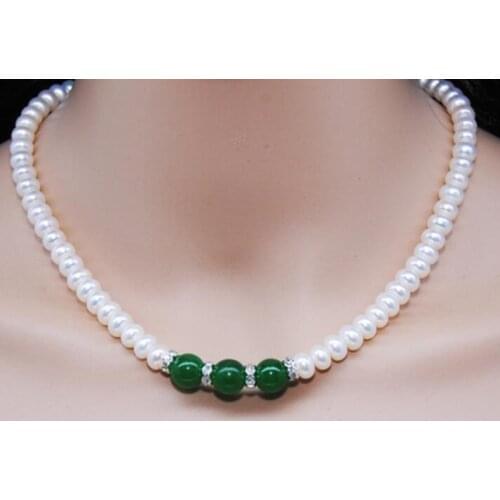 Choker Necklace 4.5mm Small Pearl Necklace 100% Real Natural Freshwater Cultured Necklace for Girls