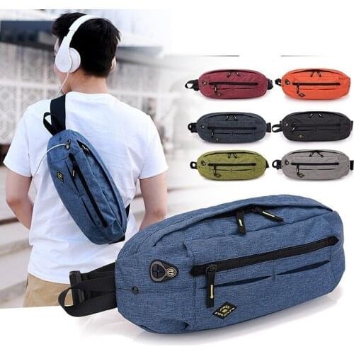 Waist Chest Shoulder Bag Waterproof Nylon Trail Running Multifunction Cycling Sport Outdoor Portable Storage Small Bag Crossbody