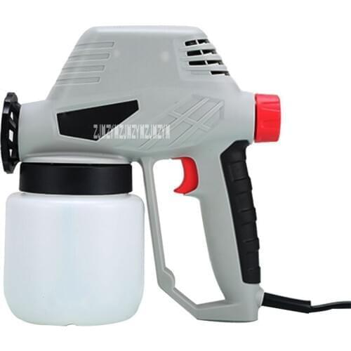 Detachable High-pressure Electric Spray Gun Painting Sprayer Gun Adjustable Latex Paint Spray Gun 220V/110V 100W 500ml/s 0.8mm