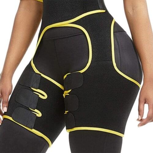 Waist Training Sweat Shapewear Fat Burning Compress Belt Slim Thigh Trimmer Leg Shapers Slimming Belt