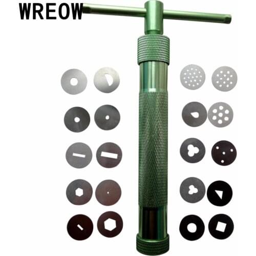 Rotating Polymer Clay Kit Tool Extruder Crowded Mud Machine for Pottery Arts Crafts Cake Fondant Sculpture Tools