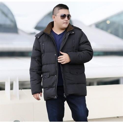2018 New Winter Park Cotton jacket Mens Warm Coat Fashion Casual jacket Thick Mens Coat Increase size XL-10XL for 170kg men