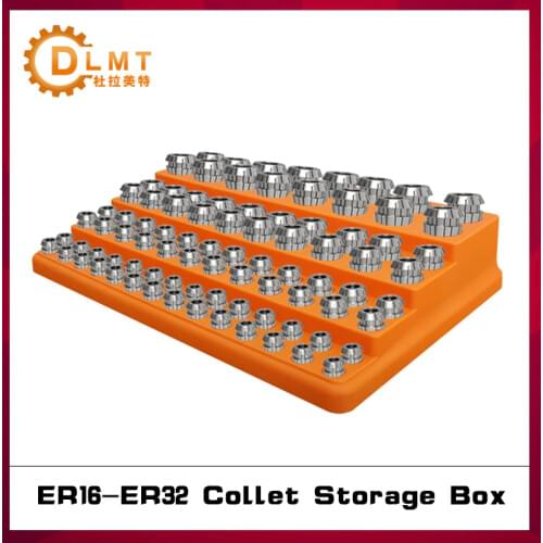 1pcs ER spring collet storage box special stepped hard plastic ER collet storage rack for CNC machining center