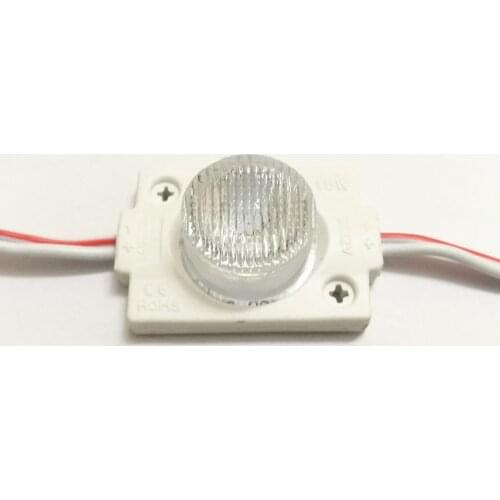 Led Module Light injection len (1LED, white, 1.5W) Double-sided 20pcs DC12V Waterproof for Lightbox Sign Channel AD Board