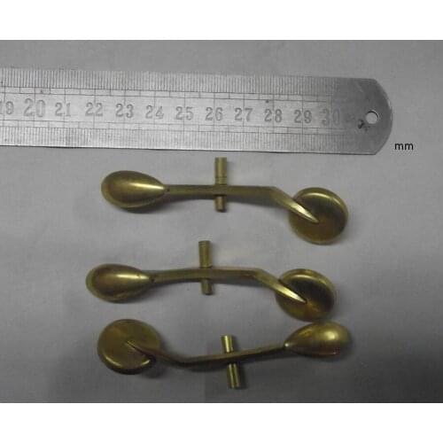 3 pcs Alto sax repair parts Brass unpainted